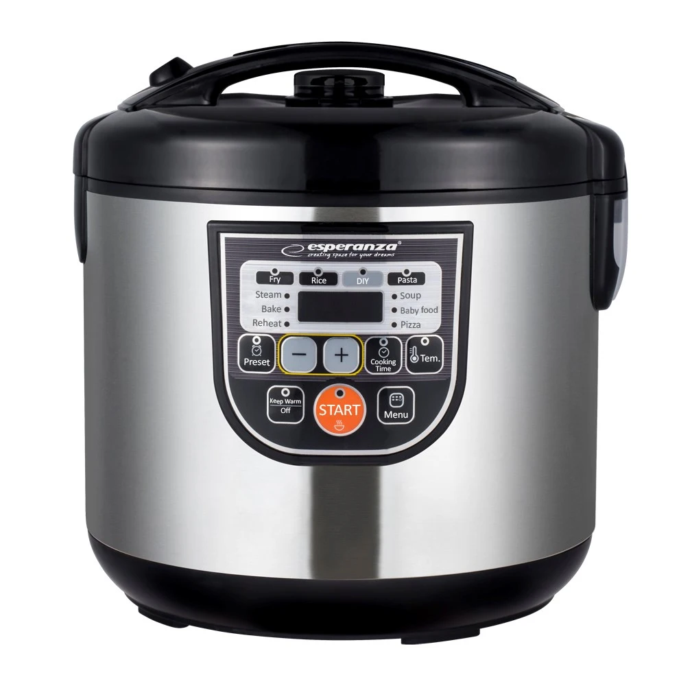 Esperanza EKG011 virimo aparatas 5 L 860 W juodas, metalinis