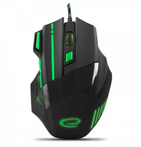 Pelė Esperanza EGM201G Optical Gaming Mouse Black/Green