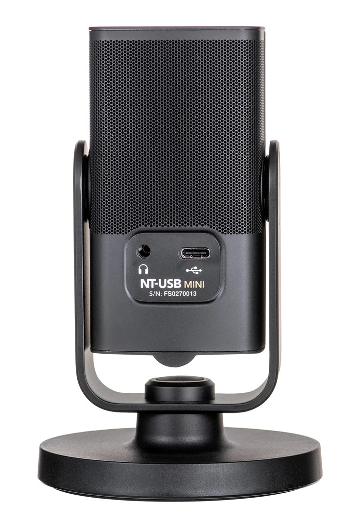 RØDE NT-USB mini Juoda Stalinis mikrofonas