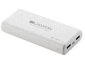 Išorinė baterija Canyon 10000mAh CNS-CPBP10B