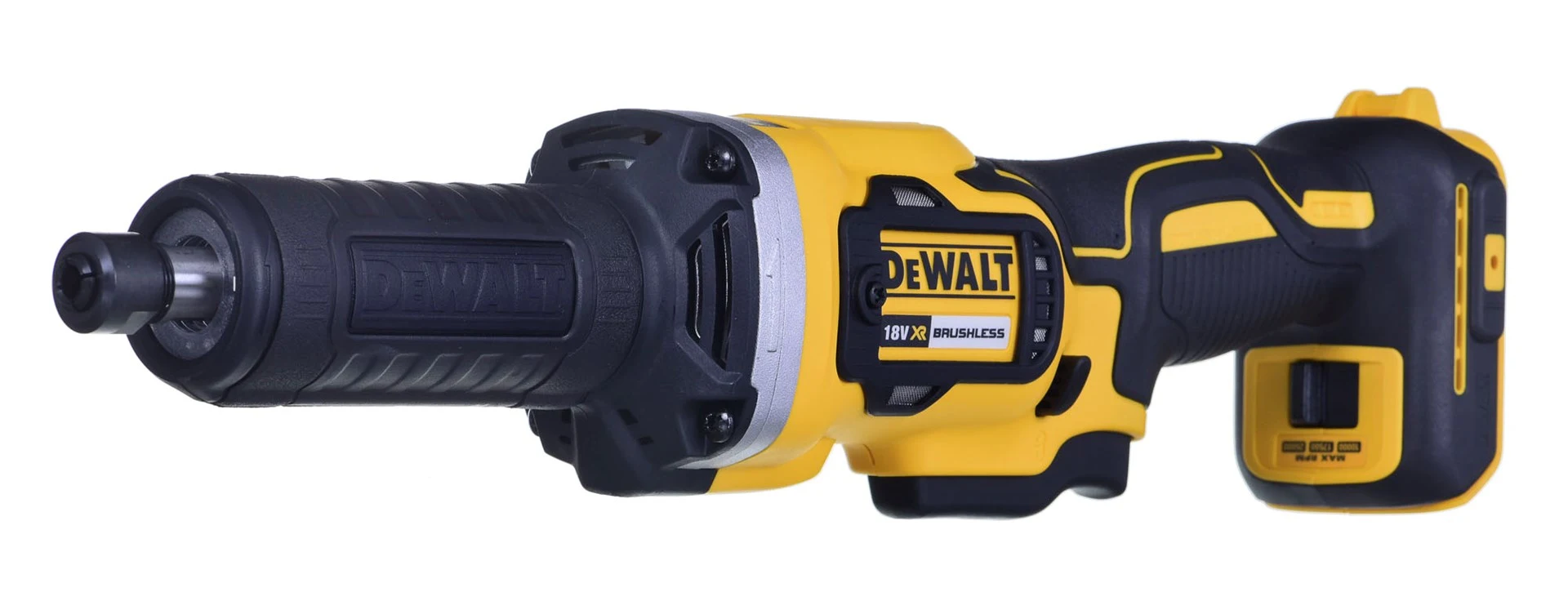 DEWALT DCG426N-XJ Dažų šlifuoklis ir (arba) tiesinis šlifuoklis Tiesus šlifuoklis 25000 RPM Juoda, Geltona 1000 W