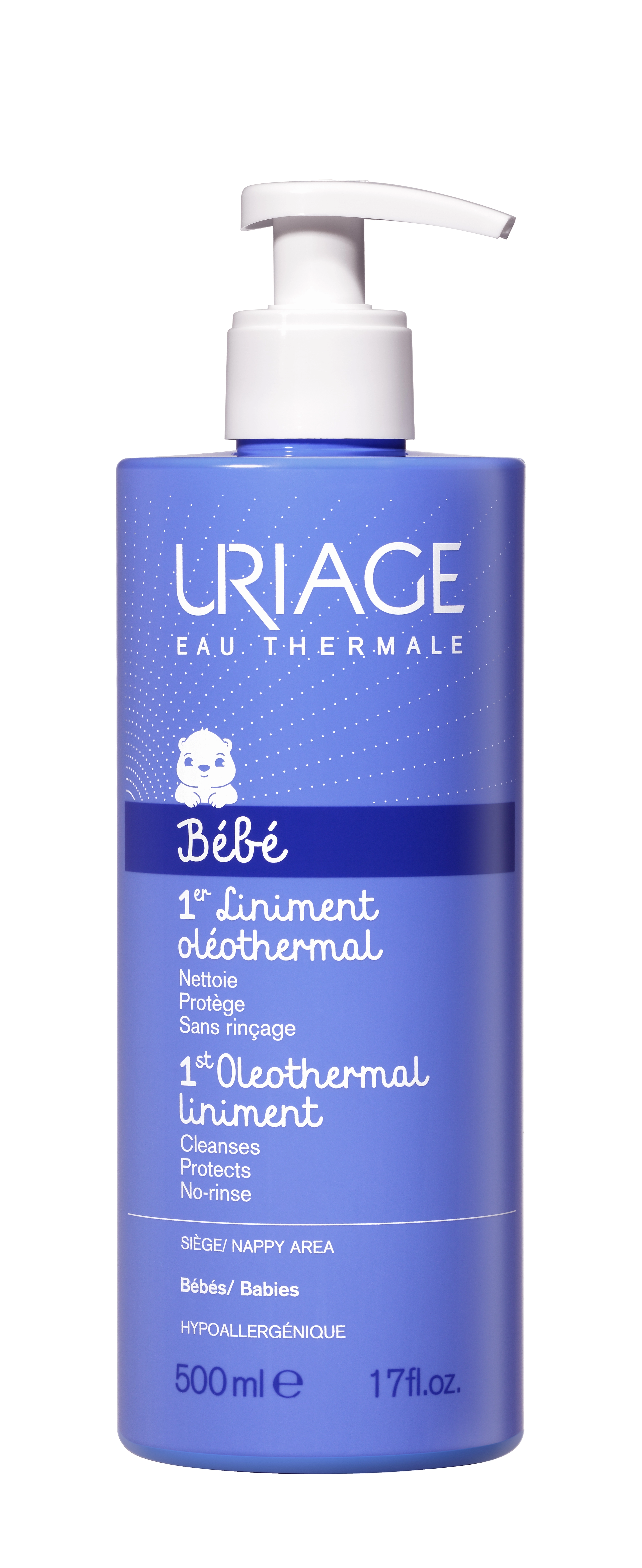 Uriage Baby Liniment Oleothermal Oleothermal Liniment Melk Luierwissel 500ml