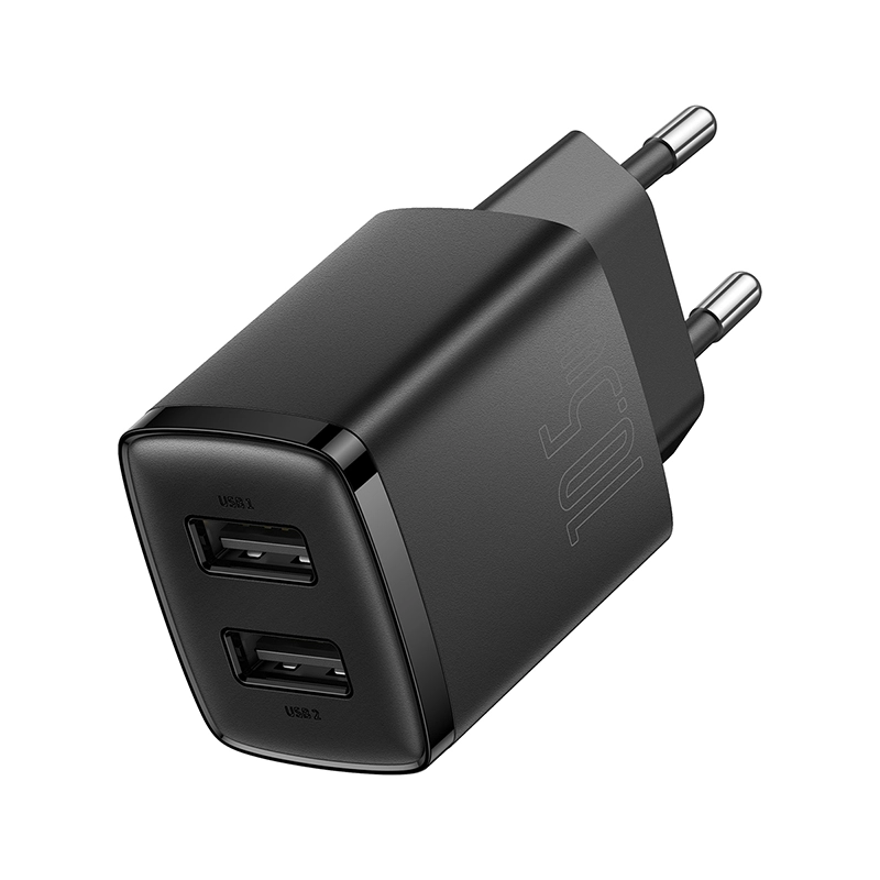 Kroviklis Baseus 10.5W 2xUSB 2.1A Juodas
