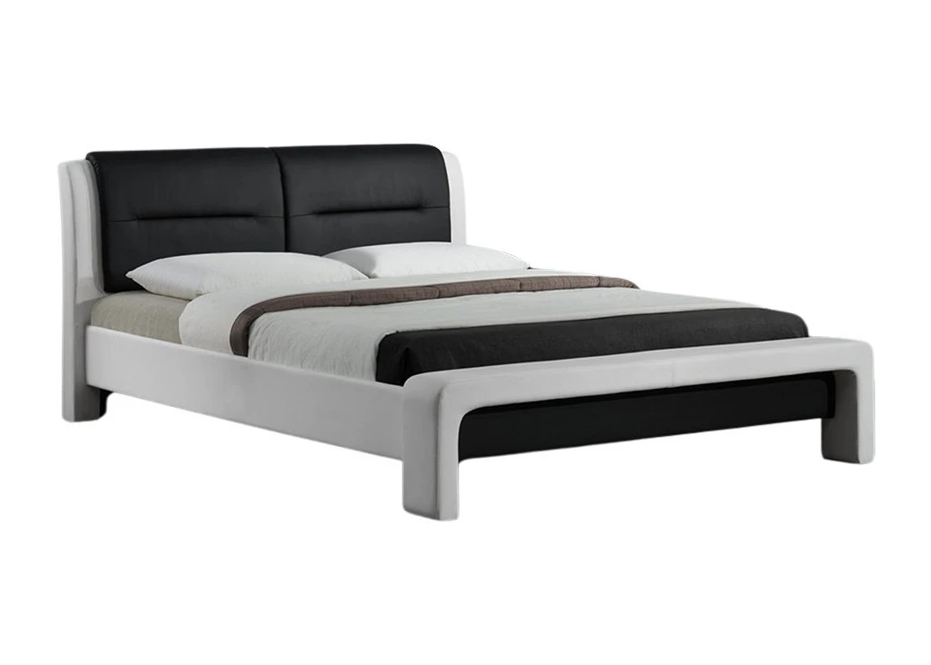 Lova Cassandra 120 cm, juoda/balta