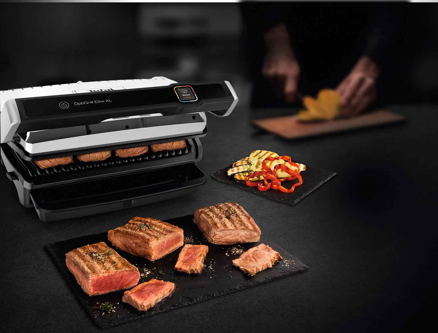 Tefal OptiGrill Elite XL GC760D kontaktinis grilis