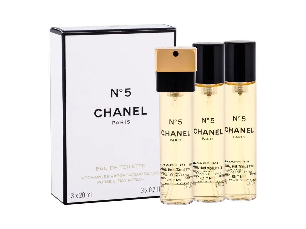 Chanel No.5 Refill EDT, 3x20ml