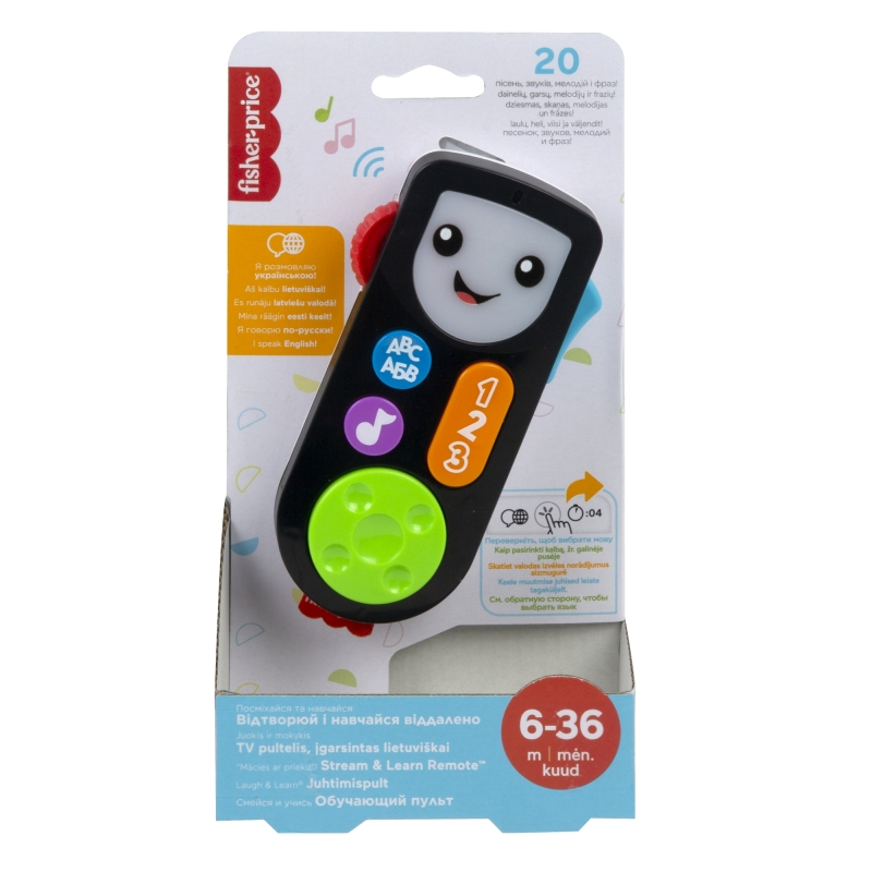 FISHER PRICE TV pultelis, įgarsintas lietuviškai HJN56
