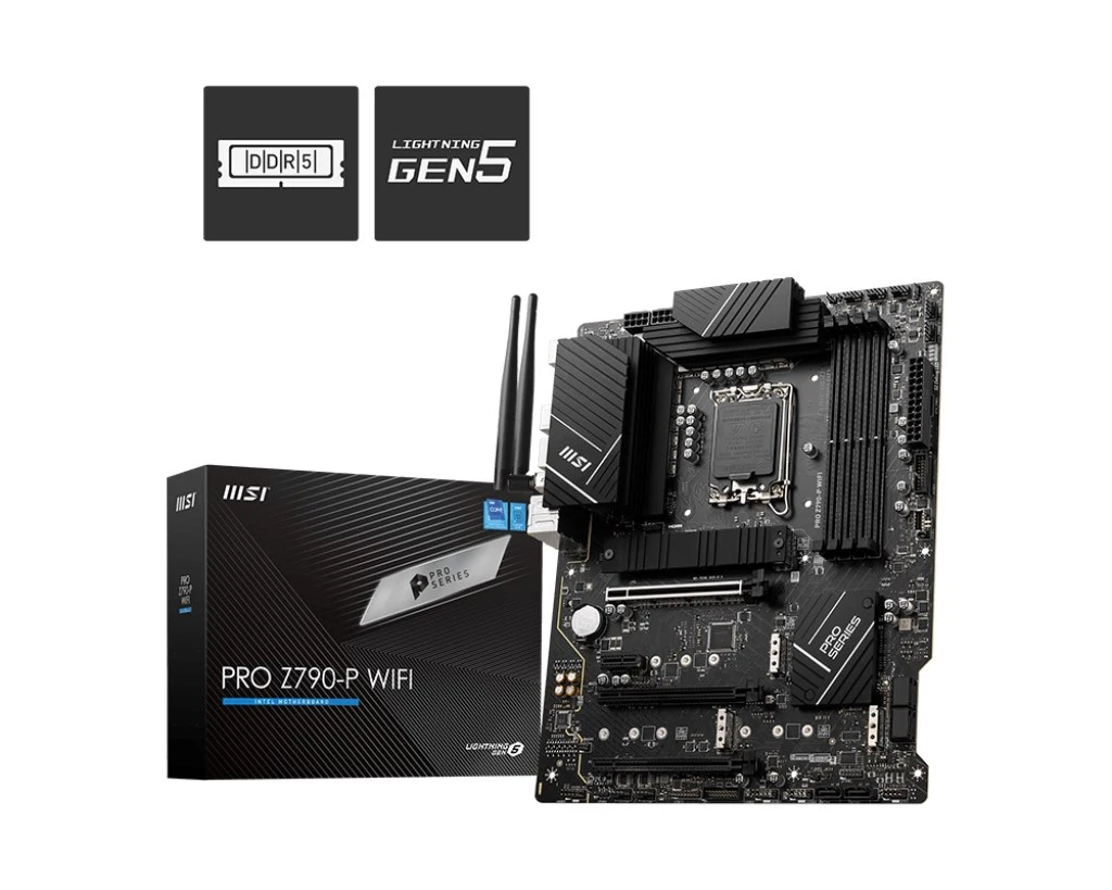 MSI PRO Z790-P WIFI pagrindinė plokštė Intel Z790 LGA 1700 ATX