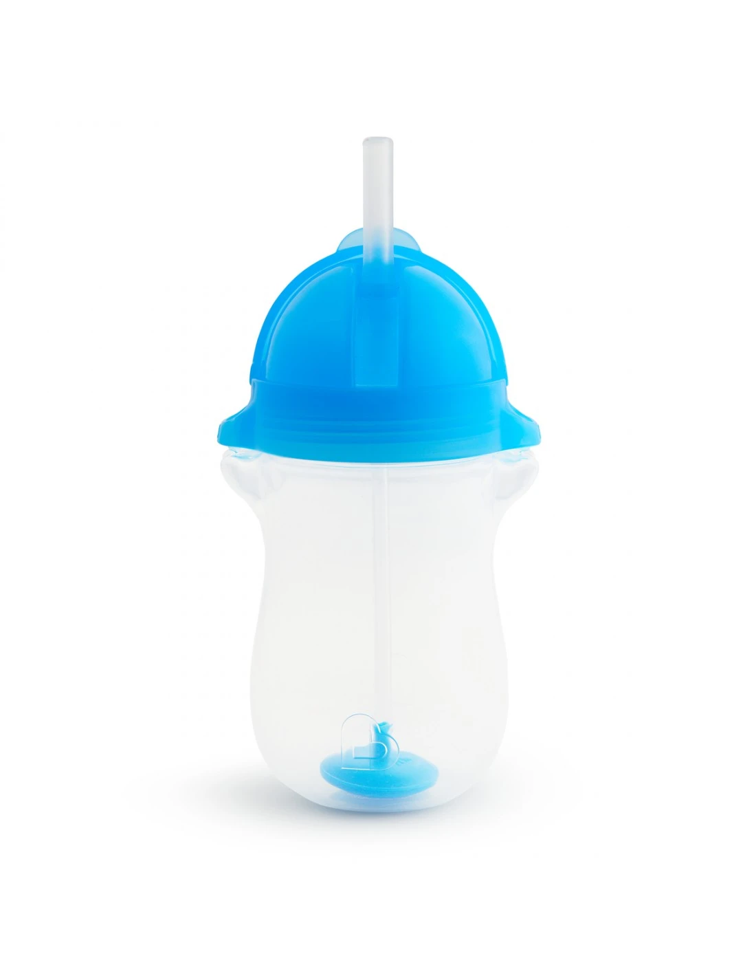 MUNCHKIN gertuvė su šiaudeliu ir svareliu, mėlyna, 12mėn+, 296ml, 012461