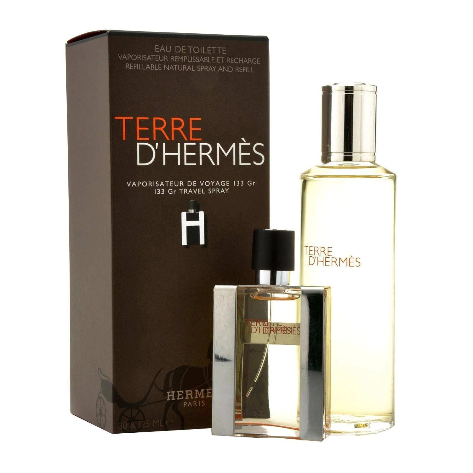 Hermès Terre D'Hermès EDT 30 ml + EDT užpildas 125 ml (vyras)