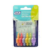 TePe Extra Soft Interdental Brushes 1-6 Mix 6 pcs