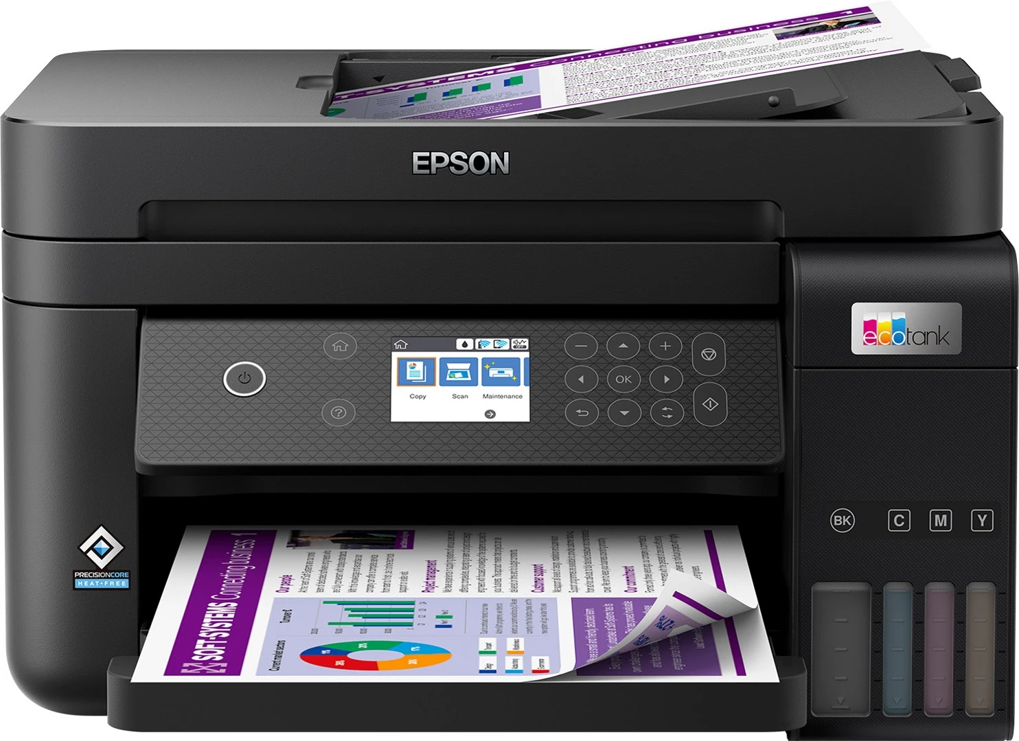 T Epson EcoTank ET-3850 Tintenstrahldrucker 3in1/A4/WiFi/WLAN/ADF/Duplex
