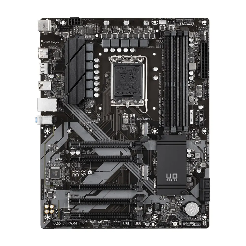 Gigabyte B760 DS3H DDR4 1.0 M/B Procesorių šeima Intel, Procesoriaus lizdas LGA1700, DDR4 DIMM, Atminties lizdai 4, Palaikomos standžiojo disko sąsajos SATA, M.2, SATA jungčių skaičius 4, Mikroschemų rinkinys Intel B760 Express, ATX