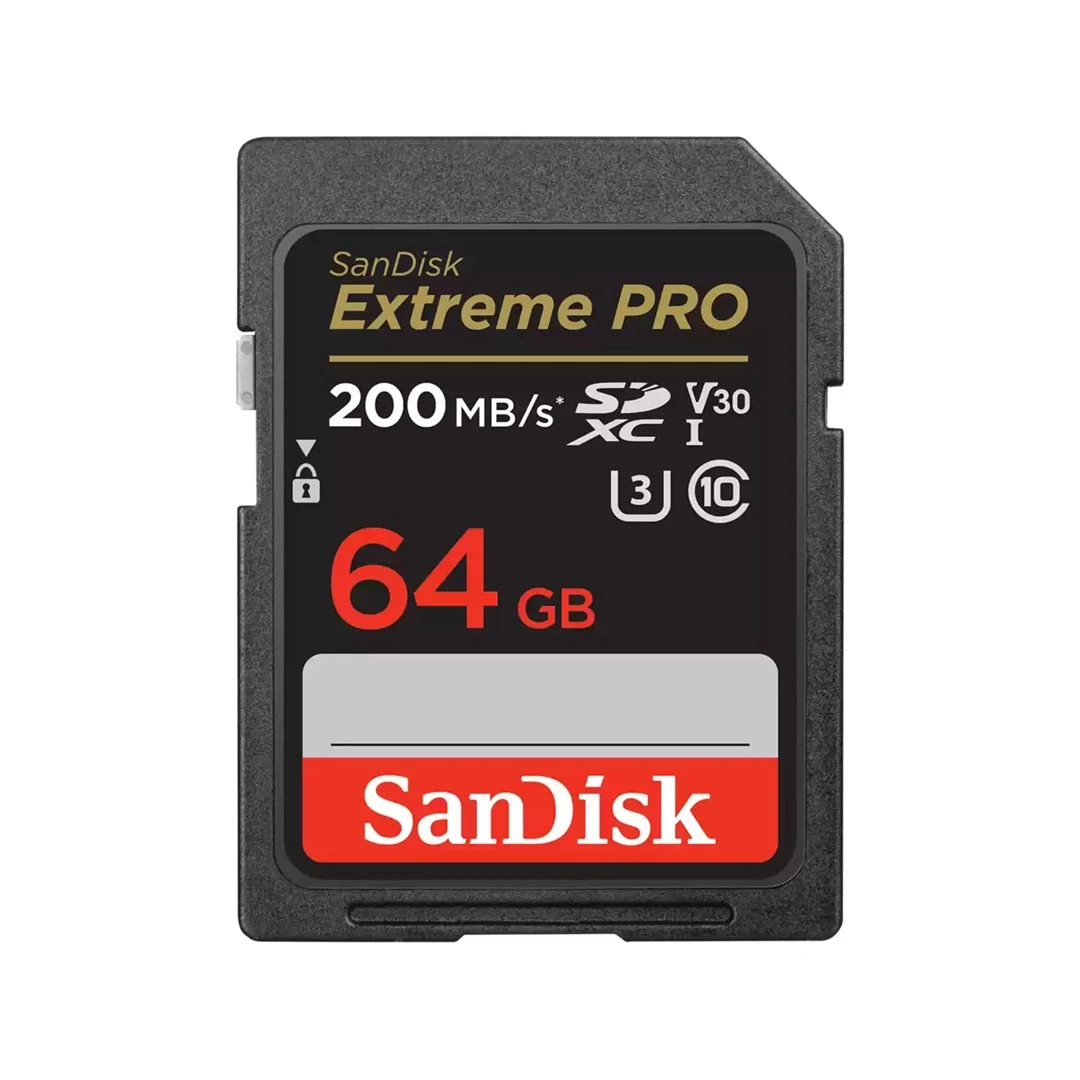 64GB SanDisk Extreme PRO SDXC 200MB/s