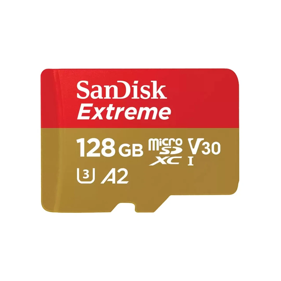 SanDisk Extreme microSDXC 128GB 190MB/s + adapteris