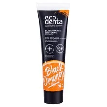 Ecodenta Toothpaste Black Orange Whitening - Toothpaste for perfectly white teeth with orange flavor, 100ml
