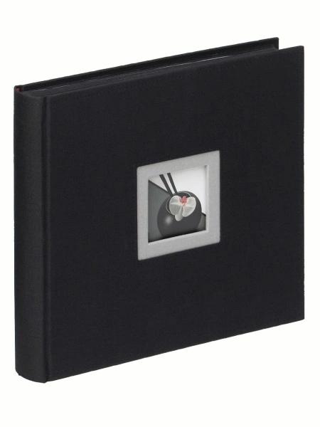 Albumas  WALTHER FA-209-B B&W 26x25 50psl juodi | kampučiai/lipdukai | knyginio rišimo | lininis | viršelyje vieta nuotraukai