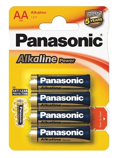 Baterijos Panasonic Alkaline POWER LR6 4BP 1,5V LR6APB/4BP