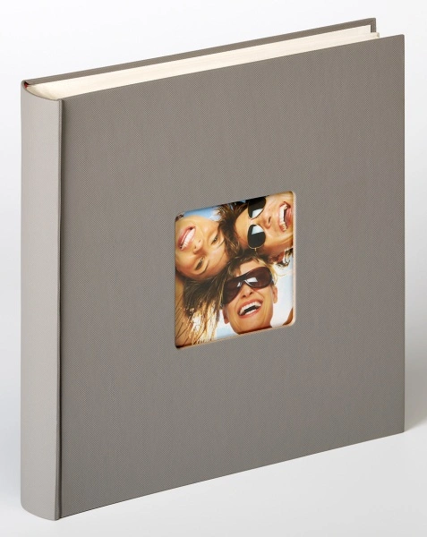 Albumas WALTHER FA-208-X Fun grey 30x30/100 psl, balti lapai | kampučiai/lipdukai | knyginio rišimo | viršelyje keičiama nuotrauka