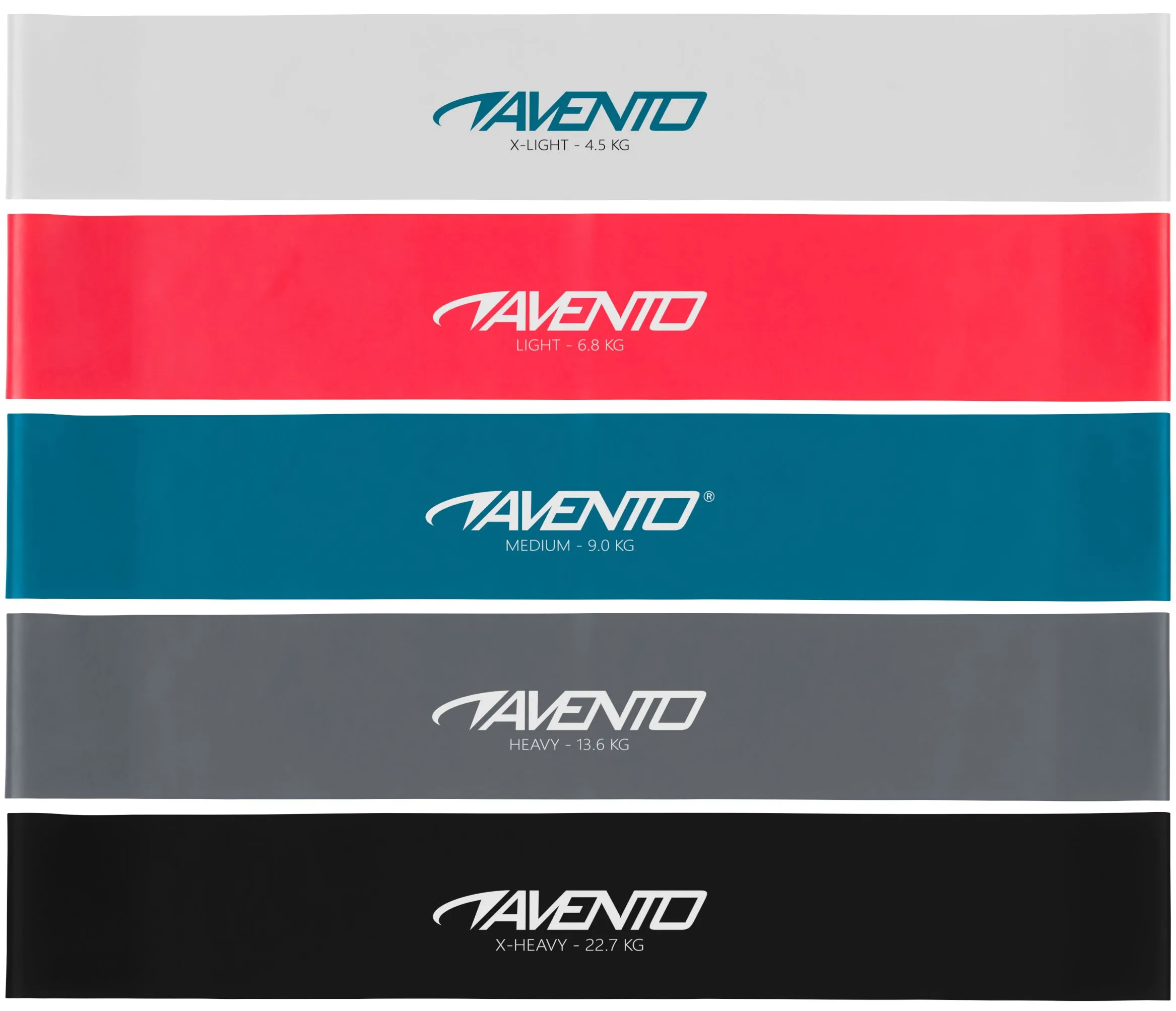 Juosta mankštai mini AVENTO 42SA MLT 5vnt