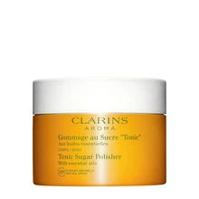 Clarins Tonic Sugar Polisher - Tělový peeling s esenciálními oleji, 250.0g