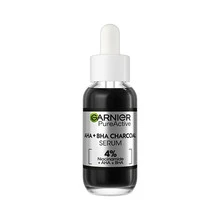GARNIER AHA + BHA Charcoal Serum - Sérum proti nedokonalostem pleti, 30ml