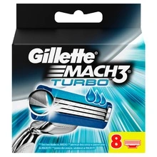Gillette Mach 3 Turbo (8 pcs) - Replacement Blades