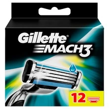 Gillette Mach3 - Replacement warhead to the man´s Razor 12 Ks