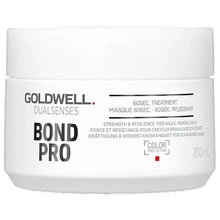 "Goldwell Dualsenses Bond Pro 60sec Treatment" ( silpni ir lūžinėjantys plaukai ) - stiprinamoji kaukė, 200 ml