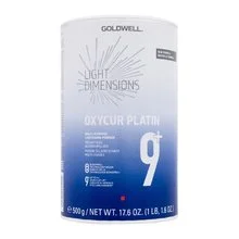 Goldwell Light Dimensions Oxycur Platin 9+ Powder - Zesvětlující melírovací pudr, 500.0g