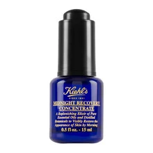 Kiehls Midnight Recovery Concentrate - Night Regenerating Oil Serum For Fresh Skin Look, 100ml