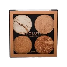 Makeup Revolution Cheek Kit Palette - Palette of brighteners and bronzers 8 g