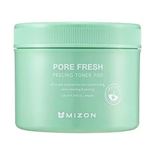 Mizon Pore Fresh Peeling Toner Pad - dvipusiai šveičiamieji drėkinamieji tamponėliai ( 60 vnt. )