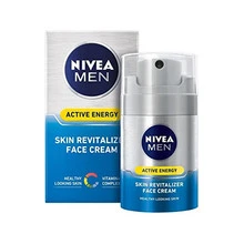 Nivea Energizing Face Cream for Men Skin Energy Q10 50 ml, 50ml