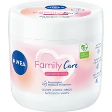 Nivea Family Care Cream ( sensitive skin ) - Lehký hydratační krém, 450ml