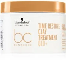 Schwarzkopf Professional BC Bonacure Q10+ Time Restore Clay Treatment Mask - Posilující maska na vlasy, 200ml