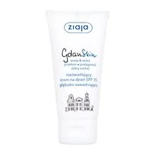 "Ziaja GdanSkin" dieninis kremas SPF 15 - šviesinantis ir drėkinantis kremas, 50ml