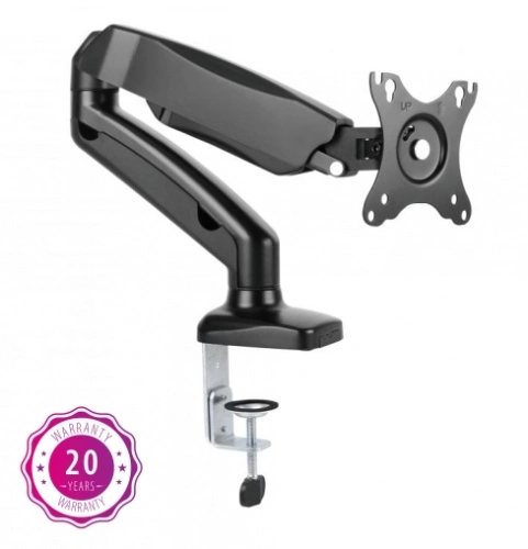 Monitoriaus laikiklis Up Up, matinis juodas 75x75 100x100