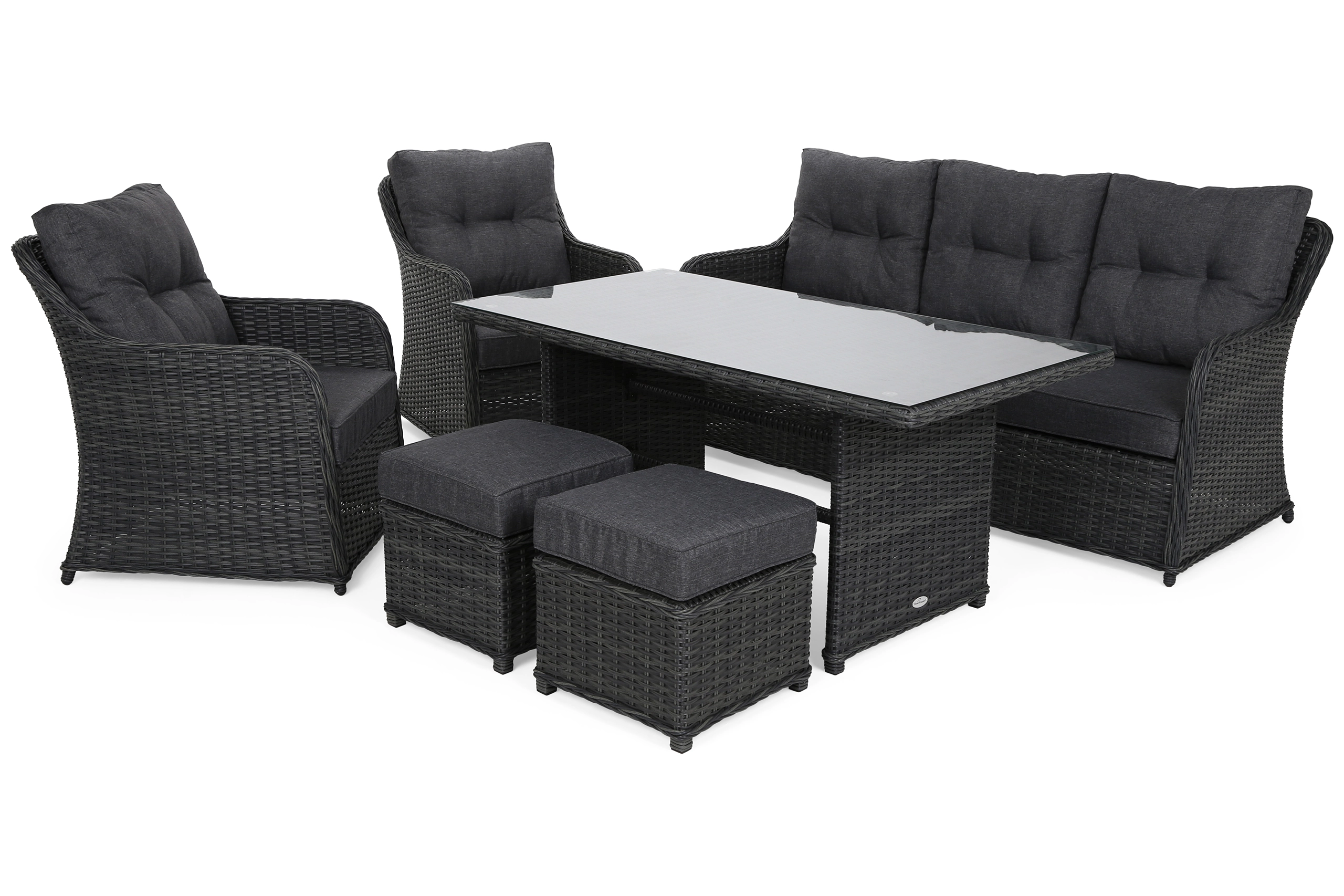 Lauko baldų komplektas Bergamo Pilkas