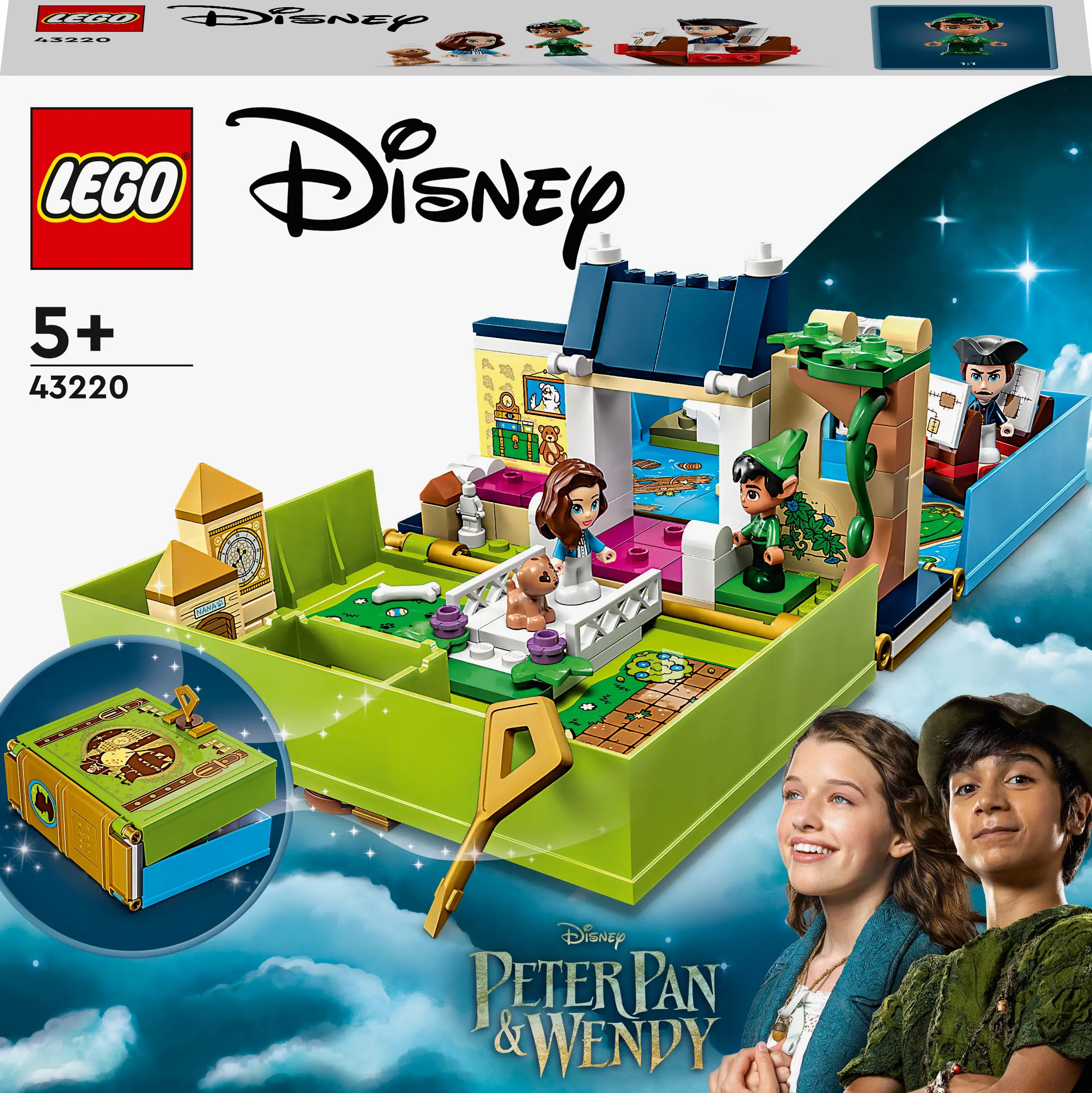 LEGO® 43220 │ Disney Pasakiški Piterio Peno ir Vendės nuotykiai