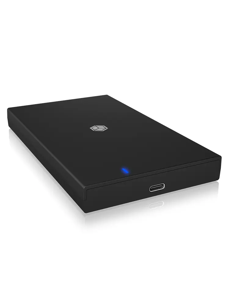 Raidsonic ICY BOX IB-200T-C3 Enclosure for 1x SSD/HHD with USB 3.2 Gen 1 Type-A/Type-C combi-cable