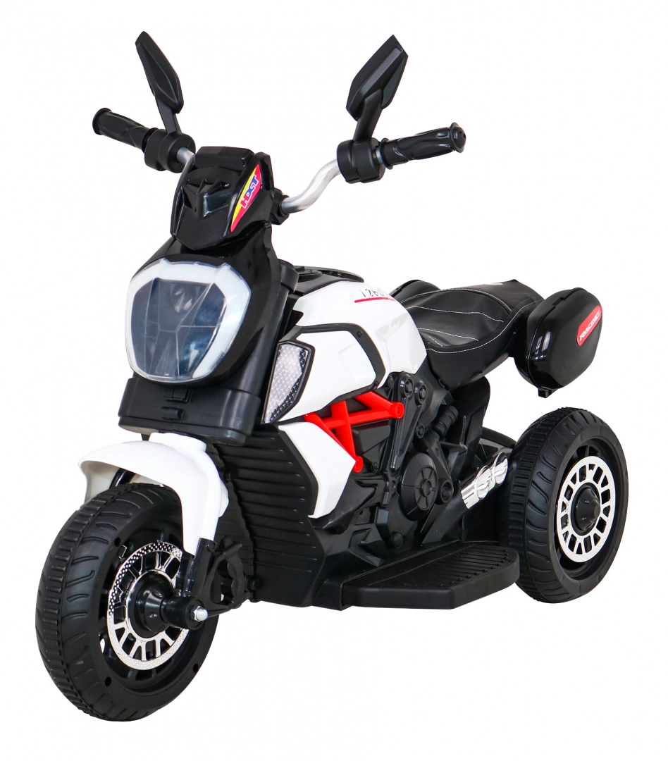 Elektrinis motociklas Fast Tourist, baltas