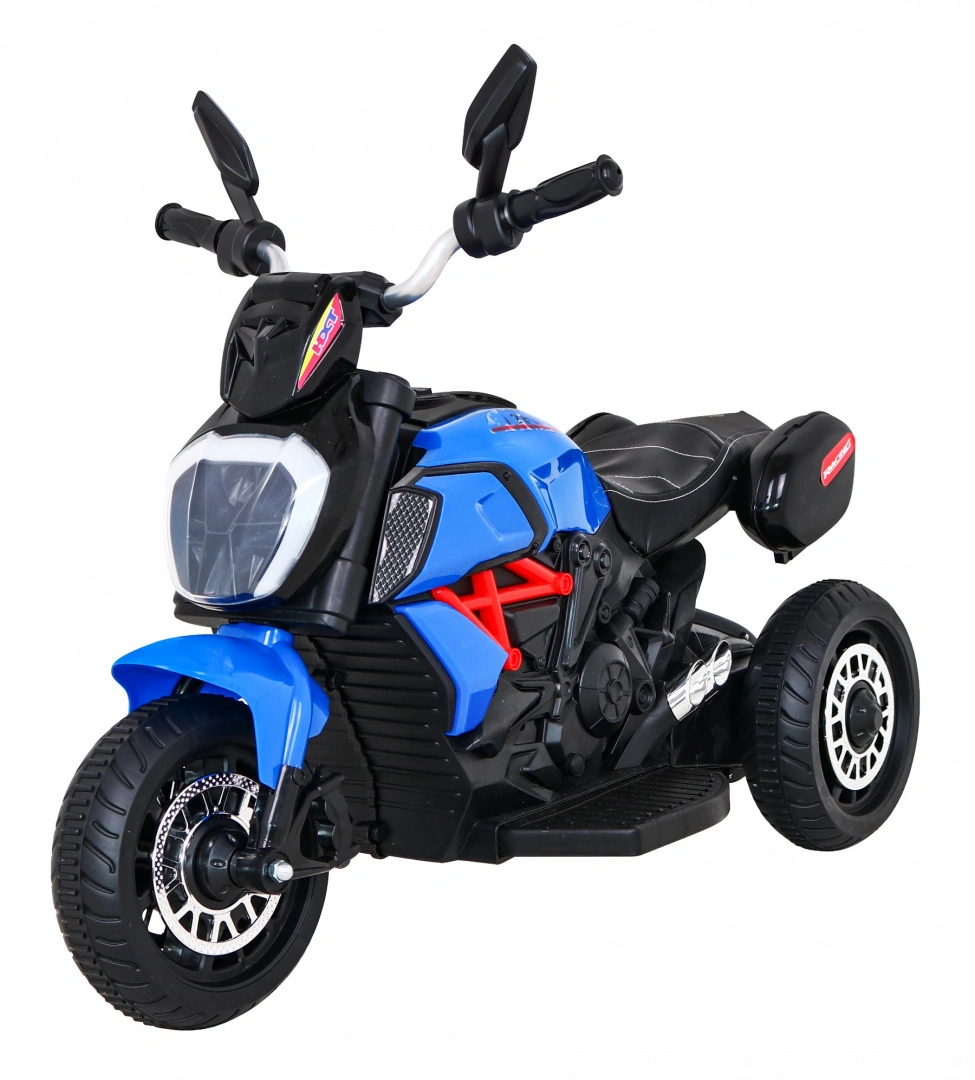 Elektrinis motociklas Fast Tourist, mėlynas