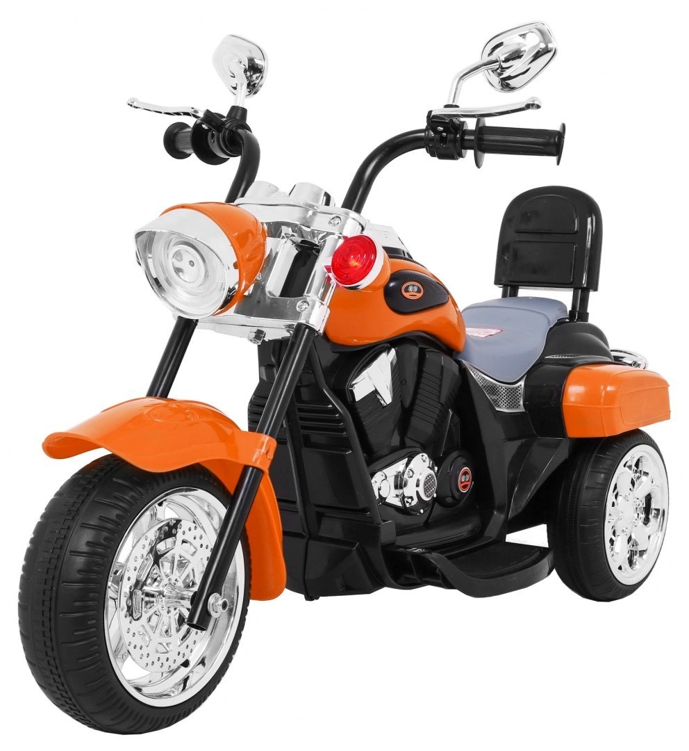 Elektrinis triratis motociklas Chopper NightBike, oranžinis