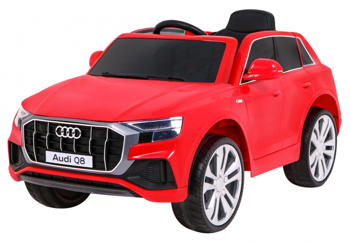 Elektromobilis Audi Q8 LIFT, raudonas