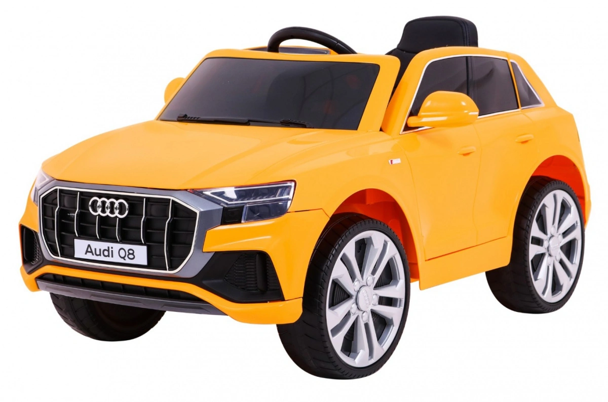 Elektromobilis Audi Q8 LIFT, geltonas