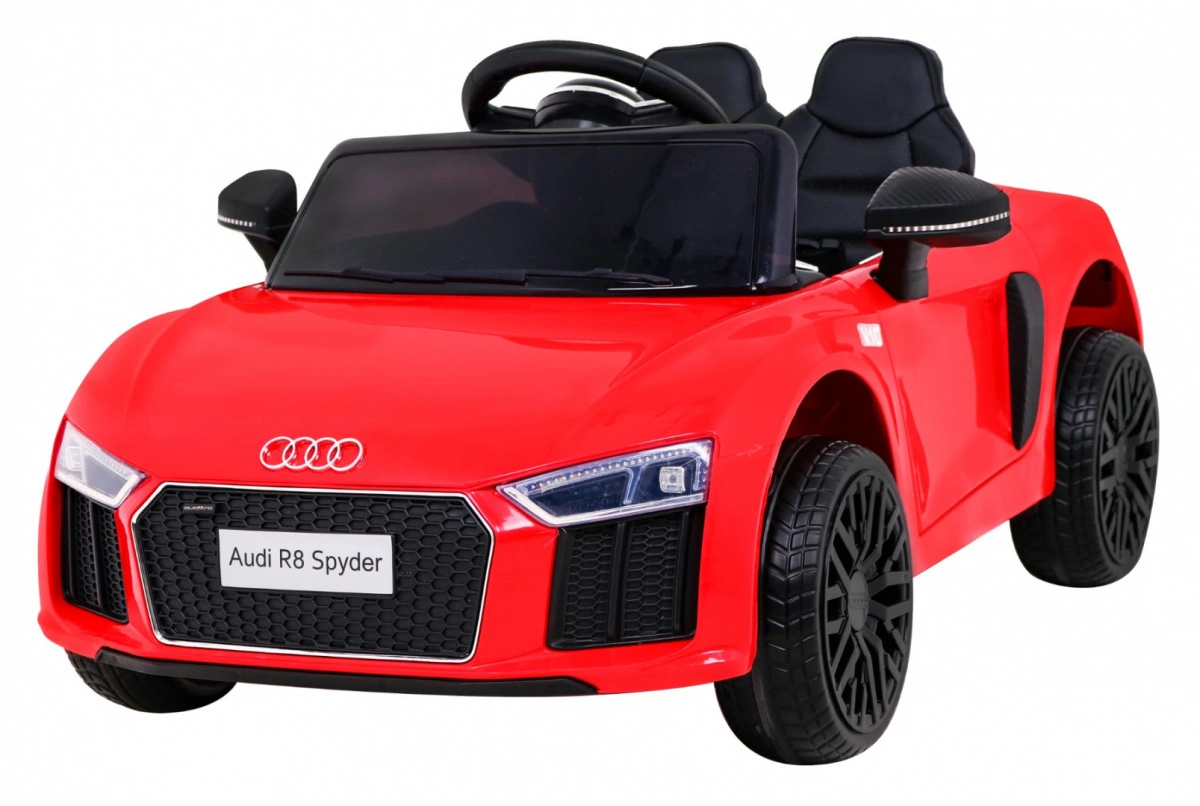 Elektromobilis  Audi R8, raudonas