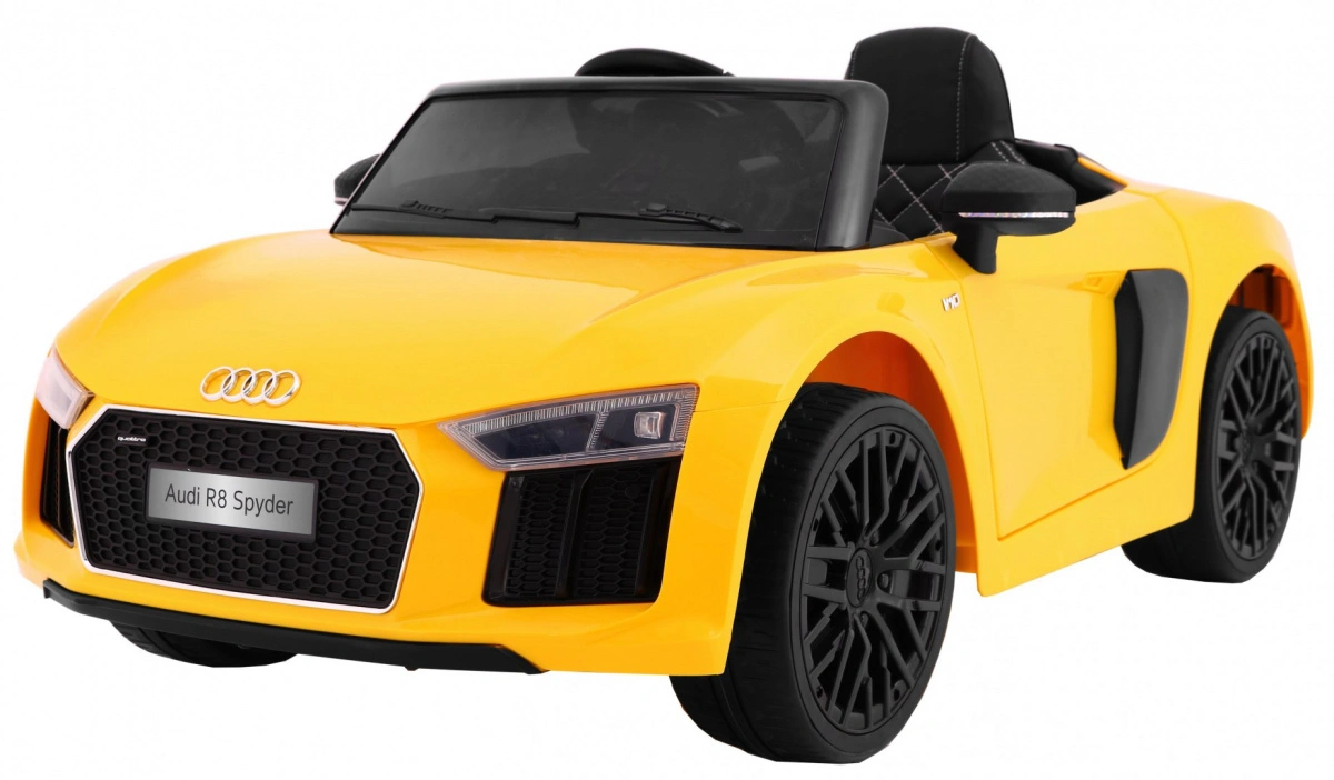 Elektromobilis Audi R8 Spyder RS EVA 2 4 G, geltonas