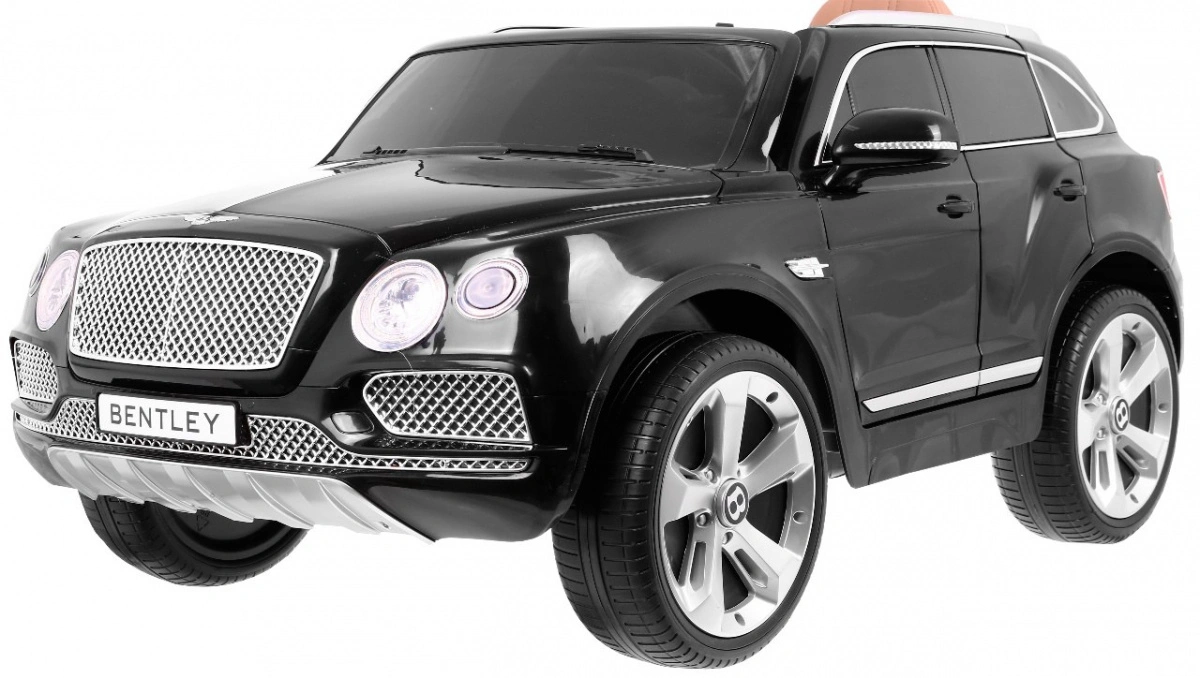 Elektromobilis Bentley Bentayga, juodas