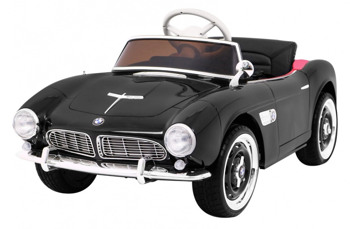 Elektromobilis Bmw 507 Retro, juodas